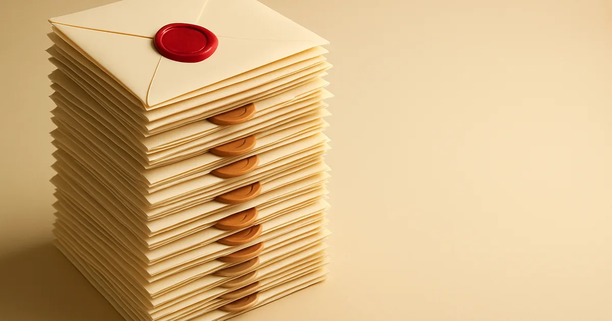 A stack of sealed documents — the complete guide to ecommerce privacy laws.