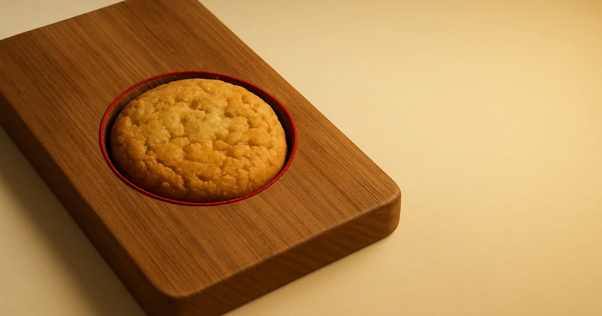 A cookie fitted into its cutout — why cookie compliance is essential.