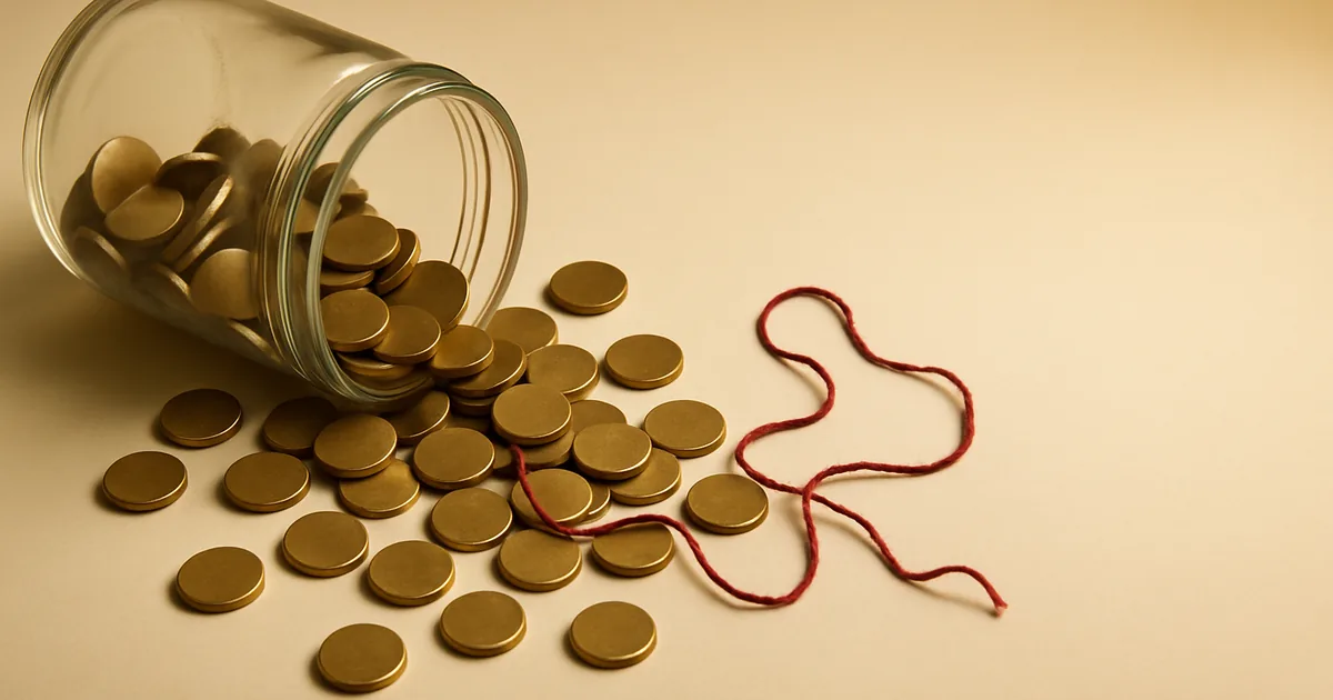 A jar spilling coins — what privacy fines really cost mid-market brands.
