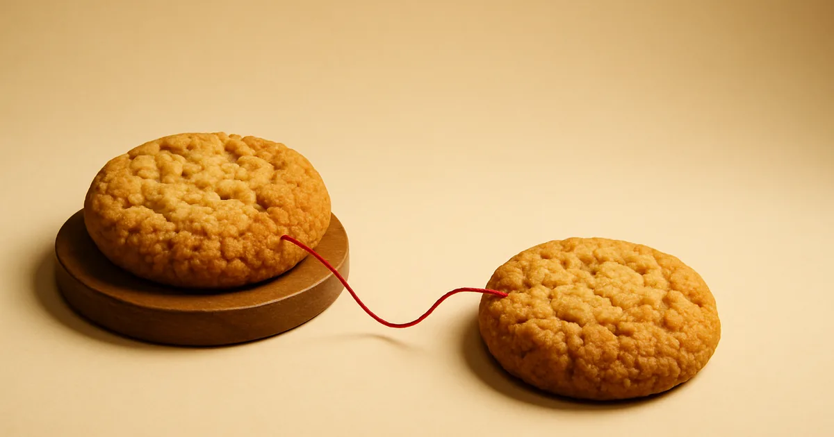 One cookie at home, one outside — first and third party cookies explained.