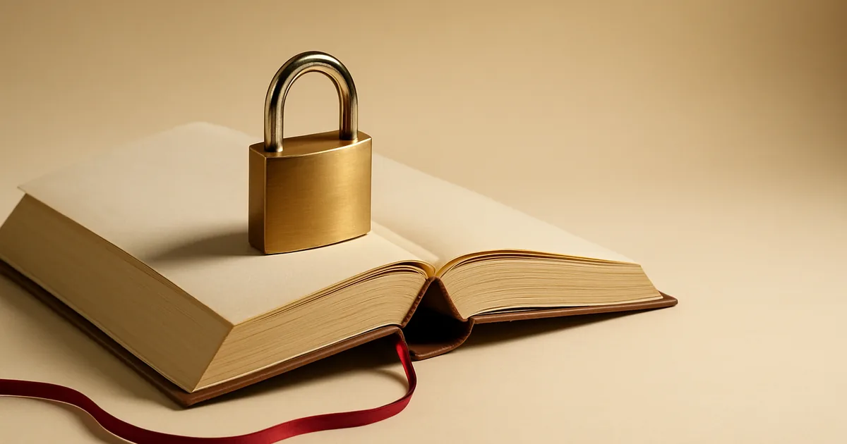 A closed book under a padlock — the complete GDPR compliance solution guide.