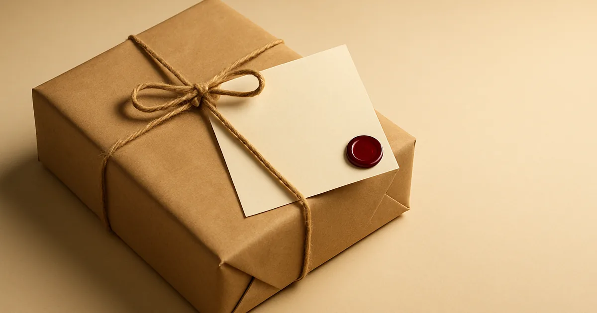 A card tucked under parcel twine — a practical GDPR guide for ecommerce.