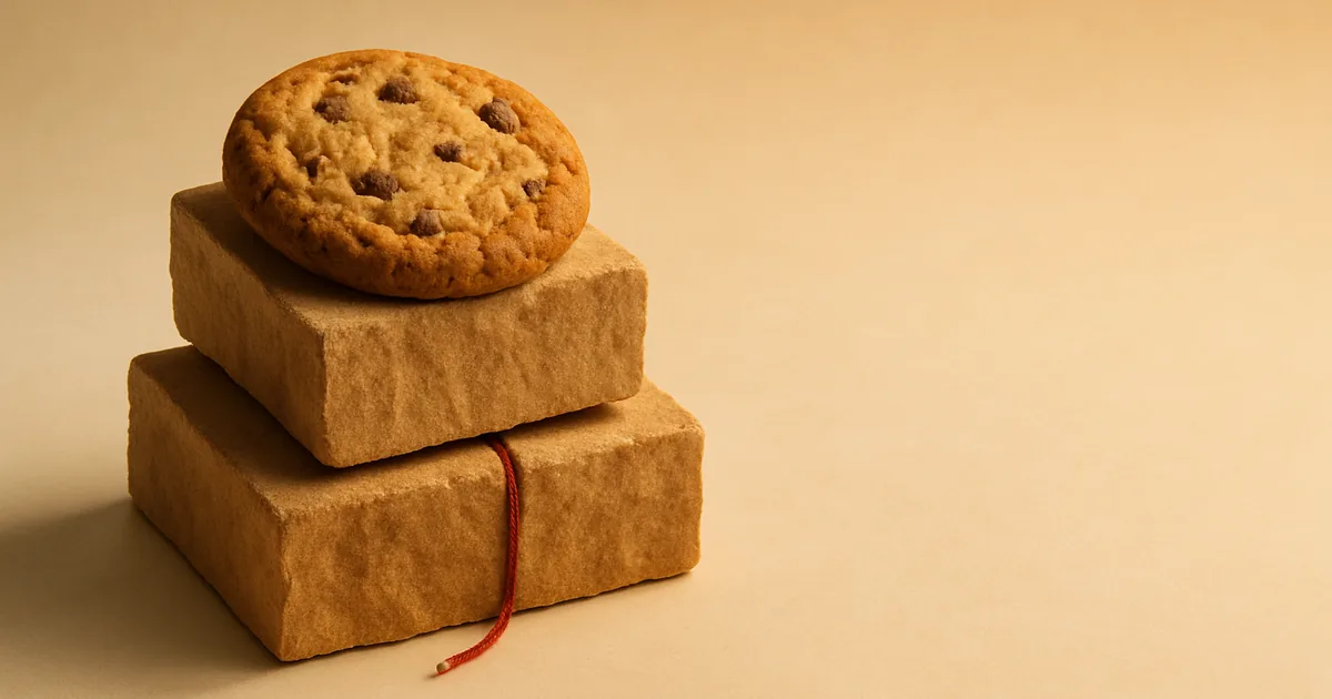 A cookie on a stone foundation — the GDPR legal bases that justify data processing.