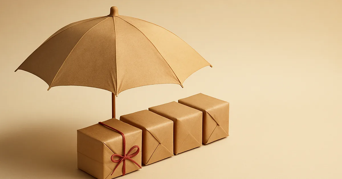 One umbrella over a row of parcels — Global Privacy Control made easy.