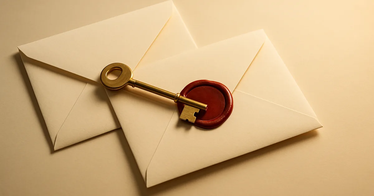 Twin envelopes and one key — verifying identity before answering a DSAR.