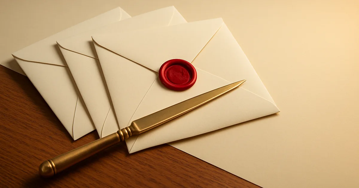 Envelopes fanned under a letter opener — navigating DSARs for ecommerce.