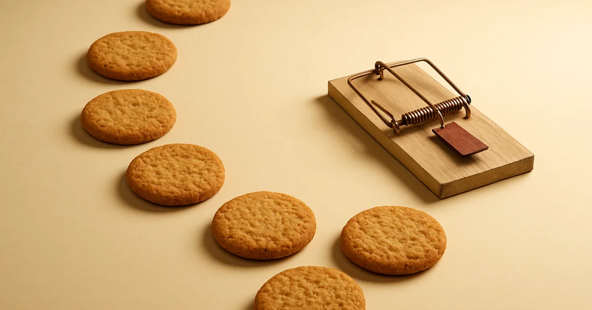 Stepping-stone cookies avoiding a trap — compliance strategies and pitfalls.
