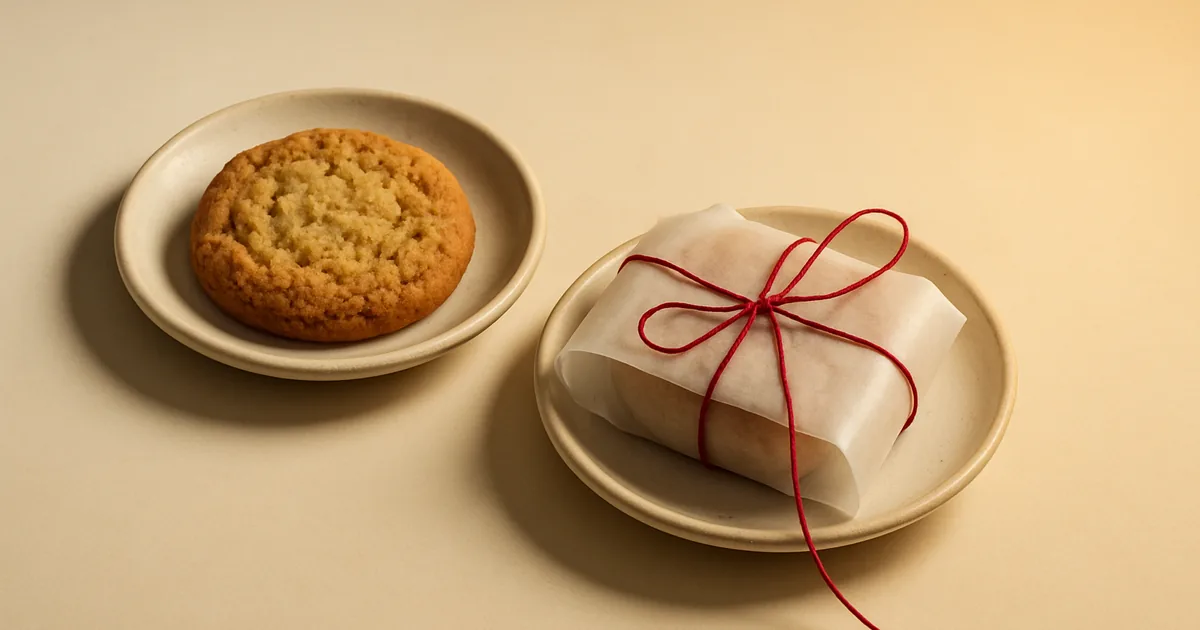 Two cookies side by side, one carefully wrapped — comparing PieEye and CookieYes on CIPA compliance.