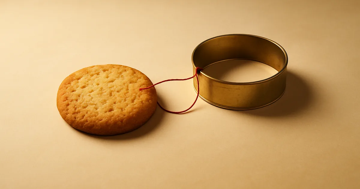 A cookie and its cutter — PII versus personal data, the thing and its definition.