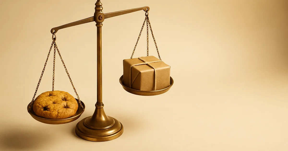 A cookie outweighing a parcel — turning privacy into a financial asset.