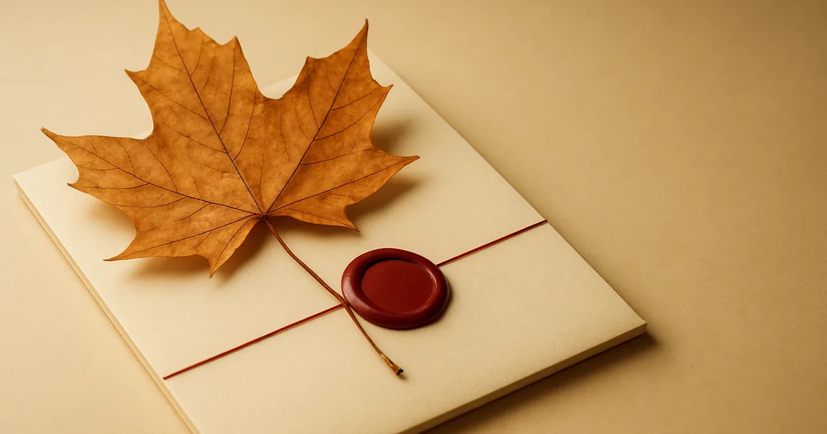 A maple leaf on a red-sealed law — Quebec's Law 25.
