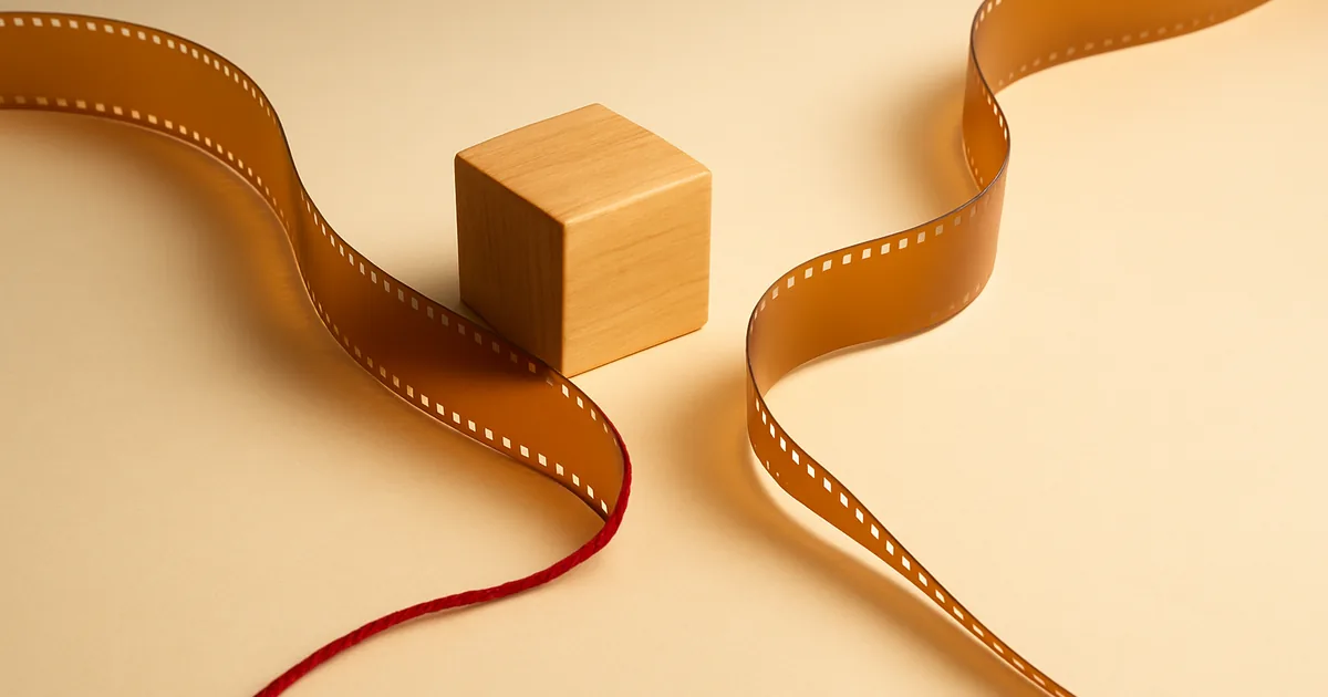 A film strip forking two ways — the VPPA circuit split.