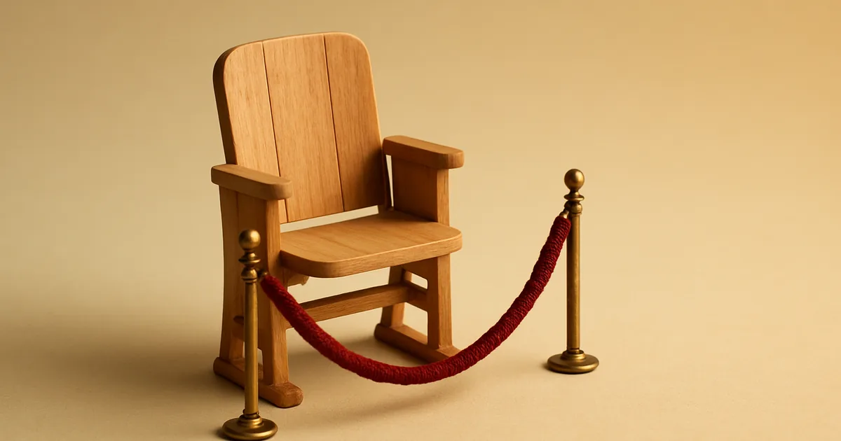 A tiny cinema seat behind a red cordon — who counts as a VPPA consumer.