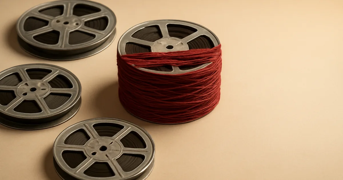 Scattered reels, one bound in red — the VPPA litigation landscape.