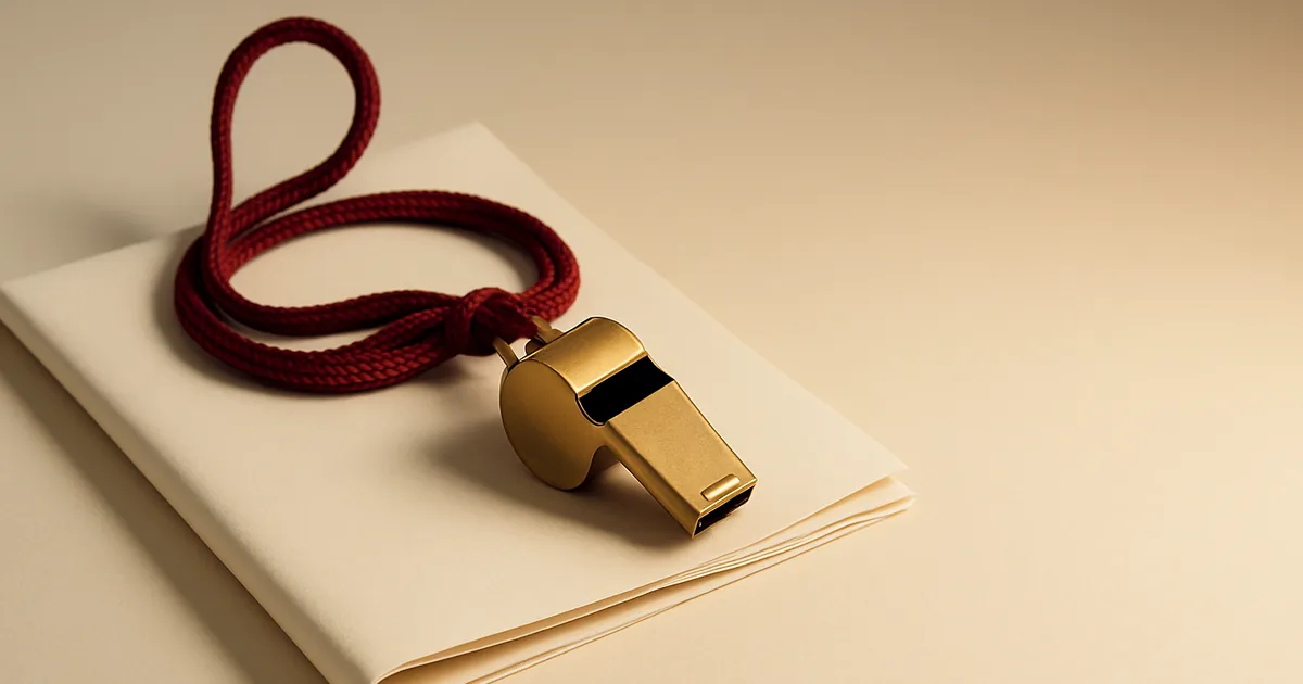 A whistle on a red lanyard — why your business needs a DPO.